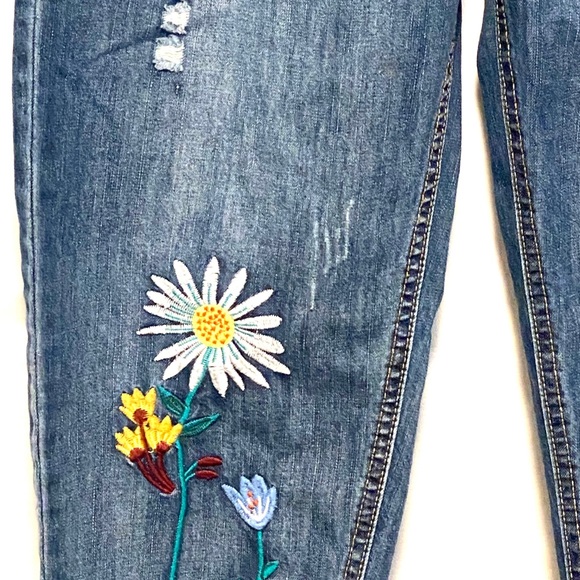 Aitailan cropped pants w/embroidery XL 439 - Picture 3 of 5